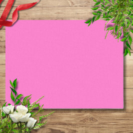 Papel De Seda Cor Sólida Neon Rosa | Clássico