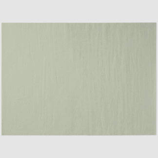 Papel De Seda Cor Sólida Neutral Verde Elegante Clara