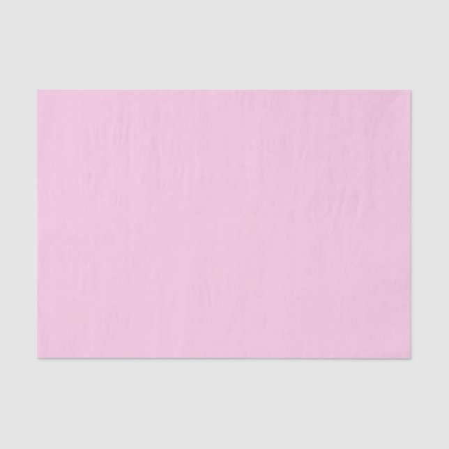 Papel De Seda Cor Sólida Rosa Simples (Frente )
