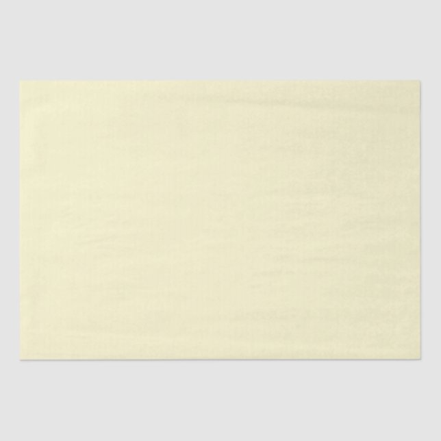 Papel De Seda Cor Sólida Simples Amarelo-Limão Moderno (Frente )