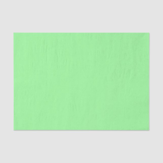 Papel De Seda Cor Sólida: Verde Mint (Frente )