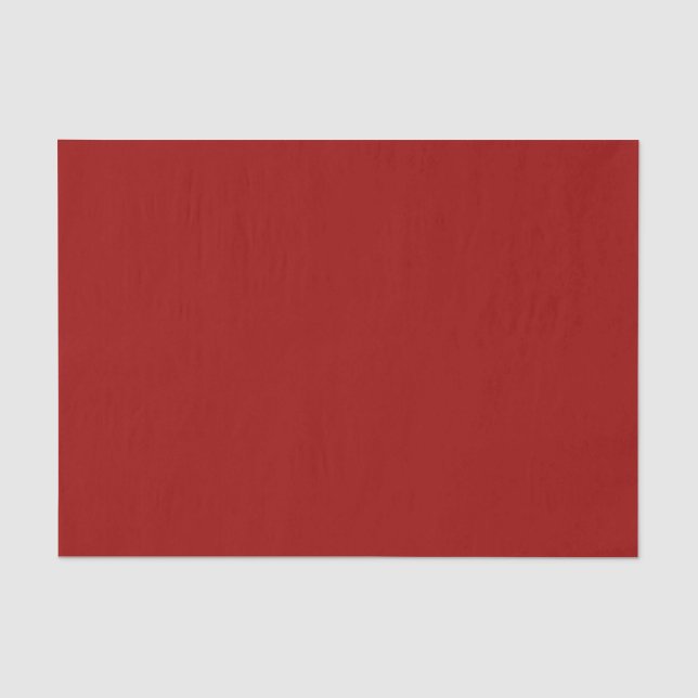 Papel De Seda Cor Sólido Vermelho Crimson | Clássico | Elegante (Frente )