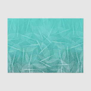 Papel De Seda Cor verde do borrão da cerceta com design da
