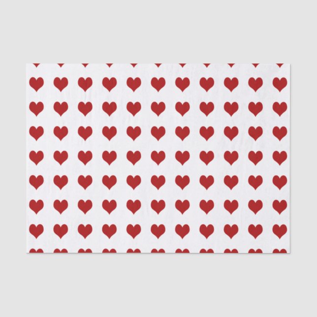 Papel De Seda Coração do Dia do Namorados (Frente )