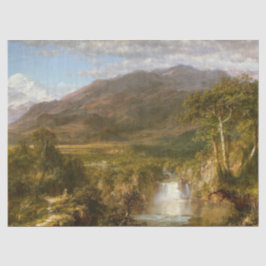 Papel De Seda Coração dos Andes (paisagem sul-americana)