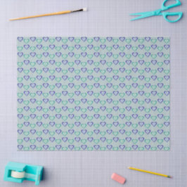 Papel De Seda Corações