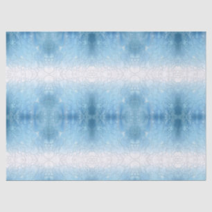 Papel De Seda Corações azuis Abstrato
