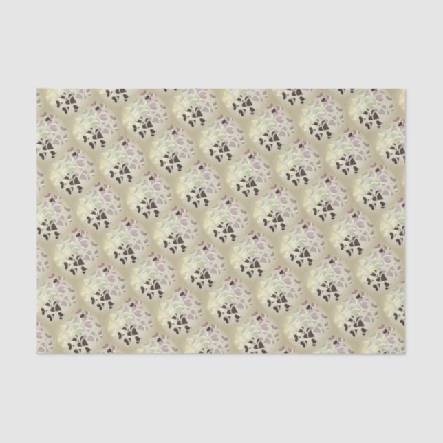 Papel De Seda Corações Russos (Frente )