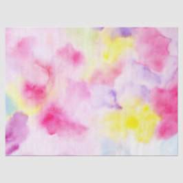 Papel De Seda Corante Amarelo Rosa