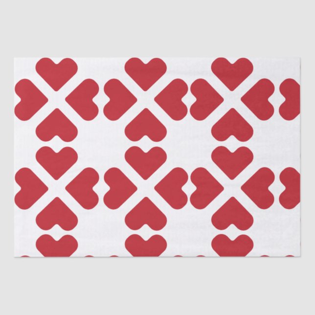 Papel De Seda corazones de amor (Frente )