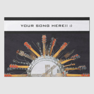 PAPEL DE SEDA CORDAS DE GUITAR NO SOL