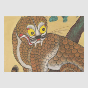 Papel De Seda Coreano - Ugly Tiger Folk Minhwa