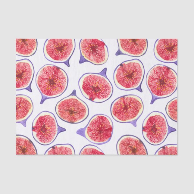 Papel De Seda Cores d'água de fatias (Frente )