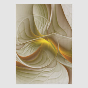 Papel De Seda Cores de Metais Preciosos, Arte Abstrata Fractal