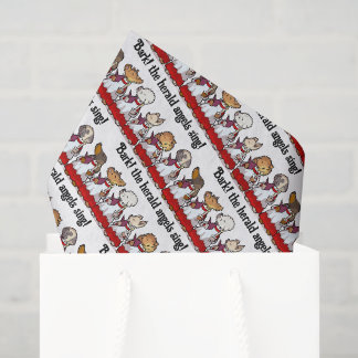 Papel De Seda Coro de Cães Engraçados Late! Punição de Natal em