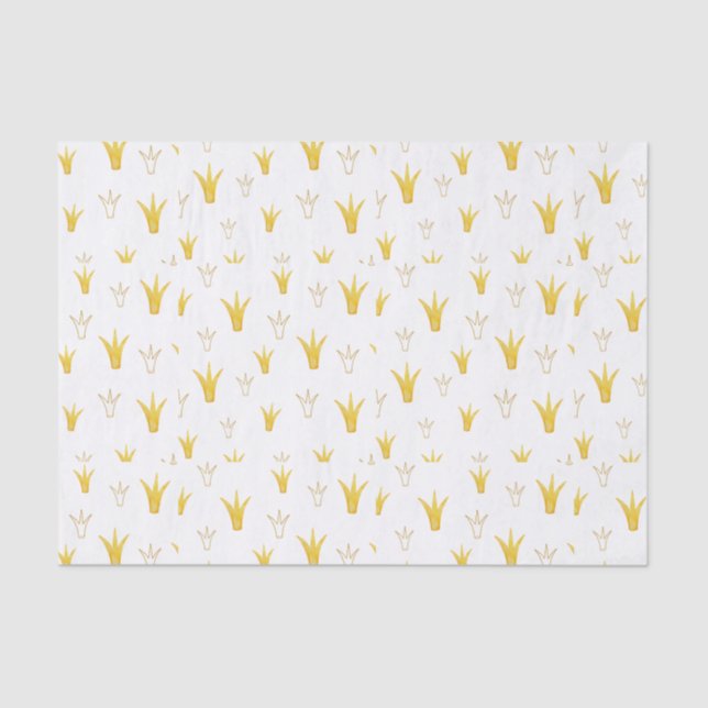 Papel De Seda Coroa Dourada Princesa (Frente )