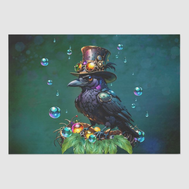 Papel De Seda Coroa-galinha fantástica (Frente )