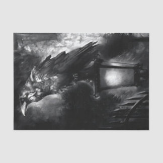 Papel De Seda Coroa Preta