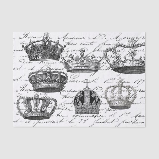 Papel De Seda Coroas!! (Frente )