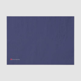 Papel De Seda Correspondência de Disco Azul Escuro