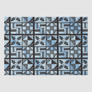 Papel De Seda Correspondência de Filtros Azuis