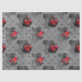 Papel De Seda Corset e Rosa vermelha