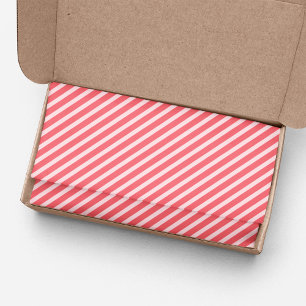 Papel De Seda Corte de padrão com risca rosa