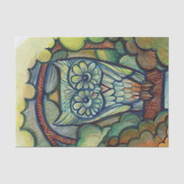 Papel De Seda Coruja-Bebê