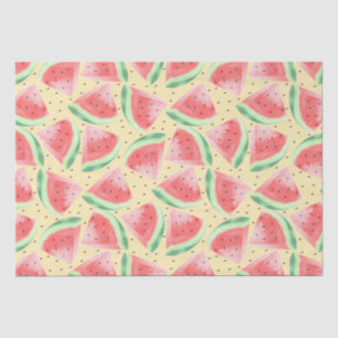 Papel De Seda Cóta Verão Kawaii Watercolor Melão