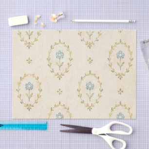 Papel De Seda Cottagecore Floral Vintage