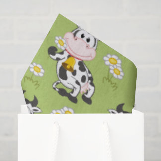 Papel De Seda Country Cows 