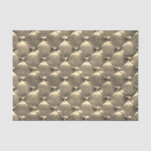 Papel De Seda Couro Metálico Dourado de Sépia, Lúpulo Metálico T