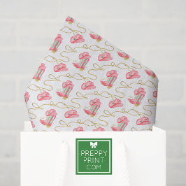 Papel De Seda Cowboy Boots do Cowboy do País de Água