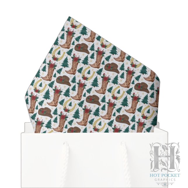 Papel de Seda Cowboy Natal (Criador carregado)
