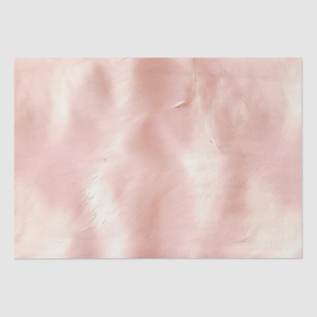 Papel De Seda Cowhide Rosa-Rosa-Rosa-Esbranquiçada (Frente )