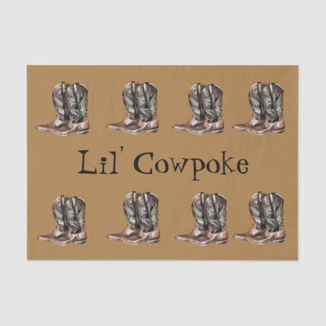 Papel De Seda Cowpoke de Lil (Frente )