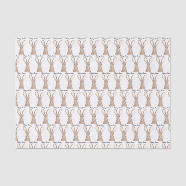 Papel De Seda Cozedura Coxa Coelho Páscoa Coelho (Frente )