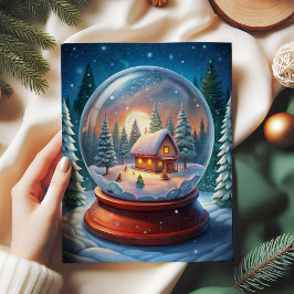 Papel De Seda Cozy Christmas scene wreath rustic tissue paper