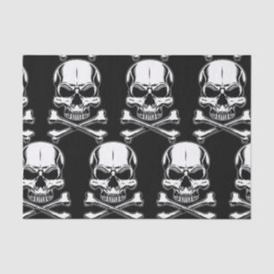 Papel De Seda Crânio do Partido Pirata