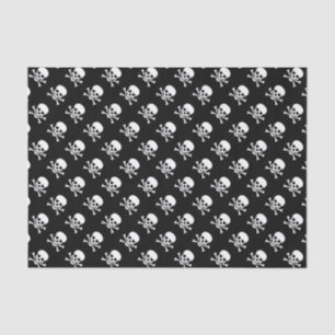 Papel De Seda Crânio e teste padrão dos Crossbones