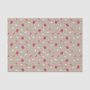 Papel De Seda Crânios