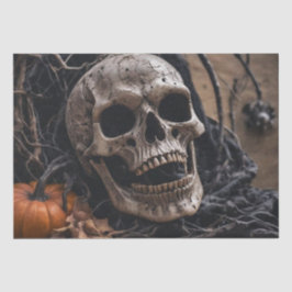 Papel De Seda Crânios e Feitiços de Halloween
