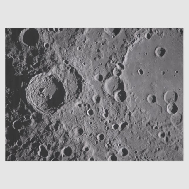 Papel De Seda Crateras Lunares da Artemis II (Frente )