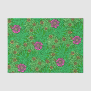 Papel De Seda Cravo-de-defunto de William Morris, verde