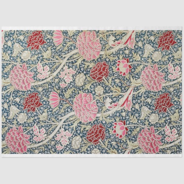 Papel De Seda Cray Pattern (por William Morris) (Frente )