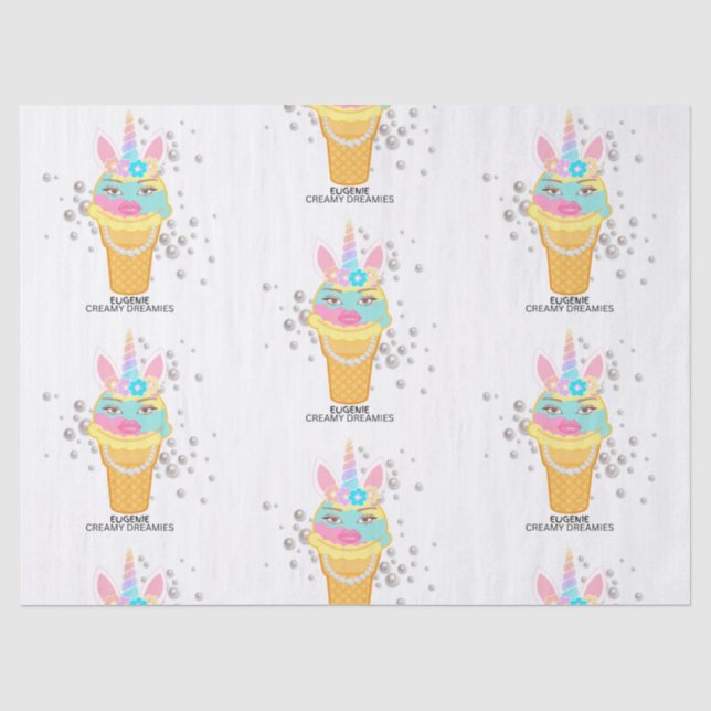 Papel de Seda Creamy Dreamies (Frente )
