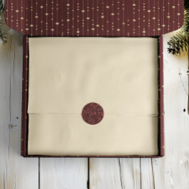 Papel De Seda Creme de Férias Sólidas do Dia da Neve