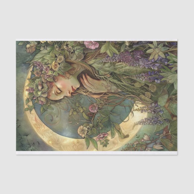 Papel De Seda Crescent Moon Ostara (Frente )