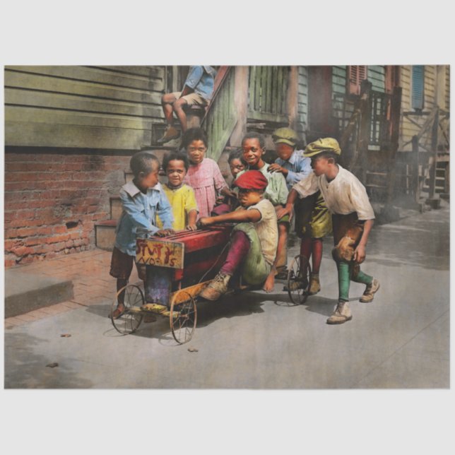 Papel De Seda Crianças - 5 vezes charme 1915 (Frente )