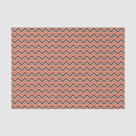Papel De Seda Crianças Halloween Chevron Laranja Negrito